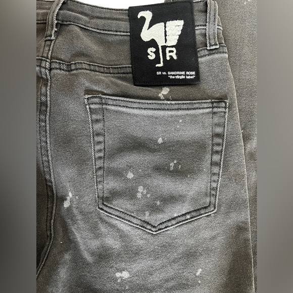 👖 NWT! Sandrine Rose Polka Grey Jean - Picture 6 of 9